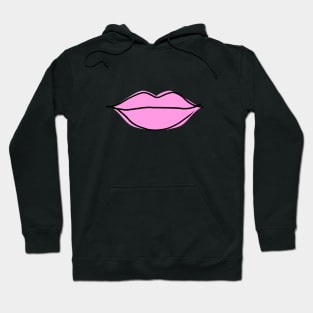 Hot Pink Lips, Sketch Hoodie